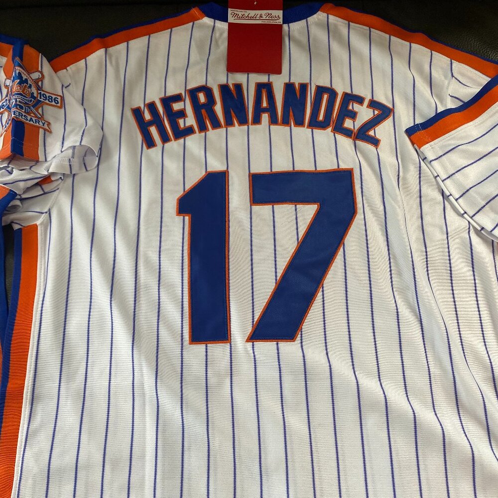 Mitchell & Ness NEW YORK METS KEITH HERNANDEZ Men's JERSEY Sz M,L,XL,2XL NWT - Picture 2 of 9
